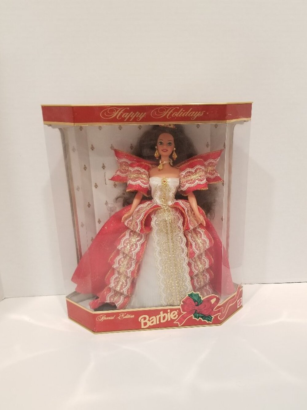 1997 Happy Holidays Barbie 10th Anniversary Doll, VGUC-EUC - Picture 9 of 12